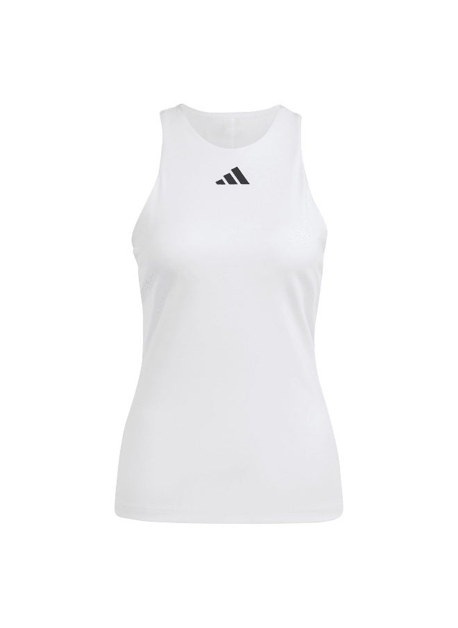 Adidas Adidas Y-Tank White Tennis Tops For Women Xs  - Image 1