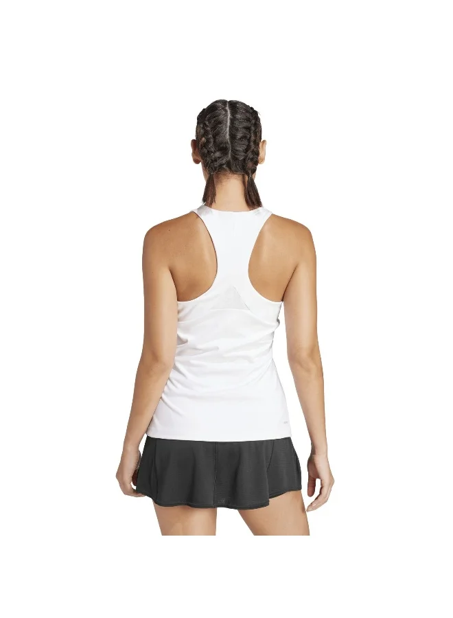 Adidas Y-Tank White Tennis Tops For Women Xs