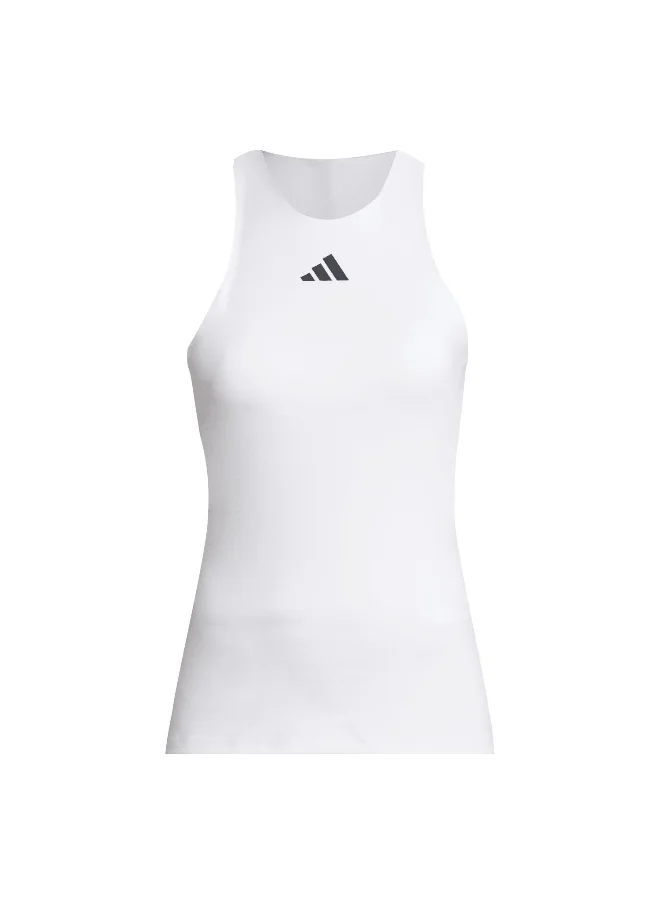 Adidas Adidas Y-Tank White Tennis Tops For Women Xs