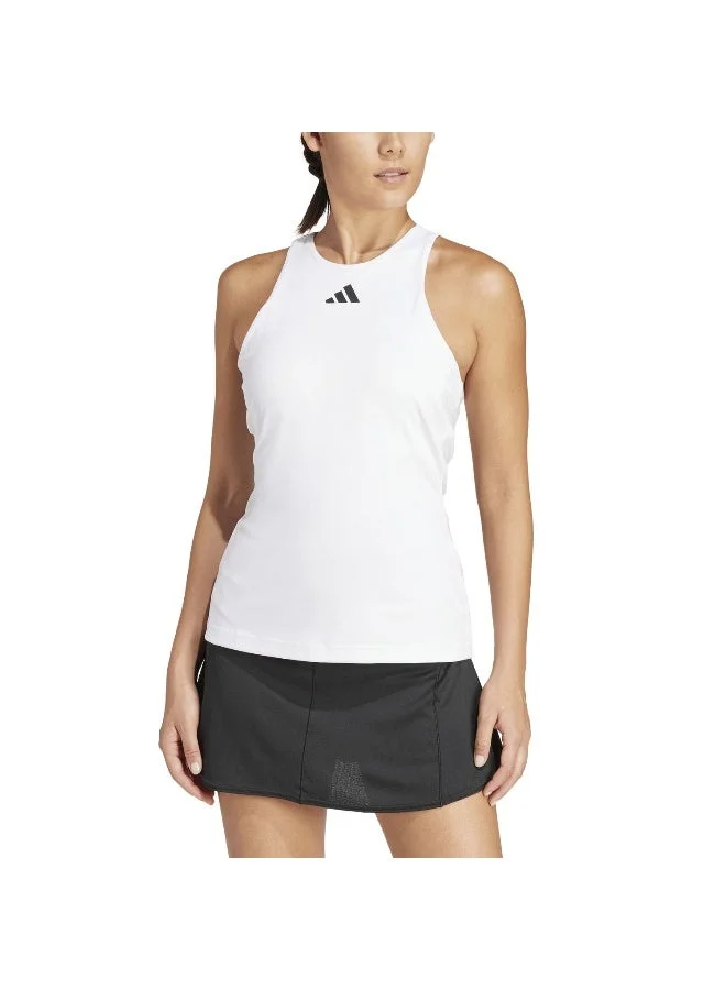 Adidas  Y-Tank White Tennis Tops For Women Xs for Women | Best Price UAE