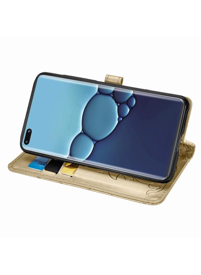 Zaboon Case For Huawei P40 Pro Cute Cat and Dog Embossed Horizontal Flip Leather Case with Bracket / Card Slot / Wallet / Lanyard - Image 4