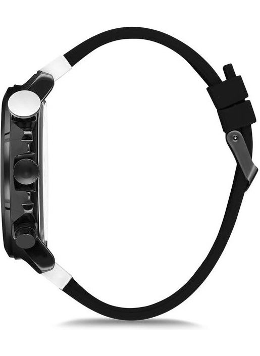 Aqua Di Polo 1987 Aqua di Polo Men's Black Analog Wristwatch with Silicone Strap APWR010004  - Image 3