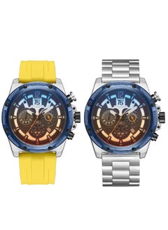 T5 Set watch Quartz Men Silicone / stainless strap Watch