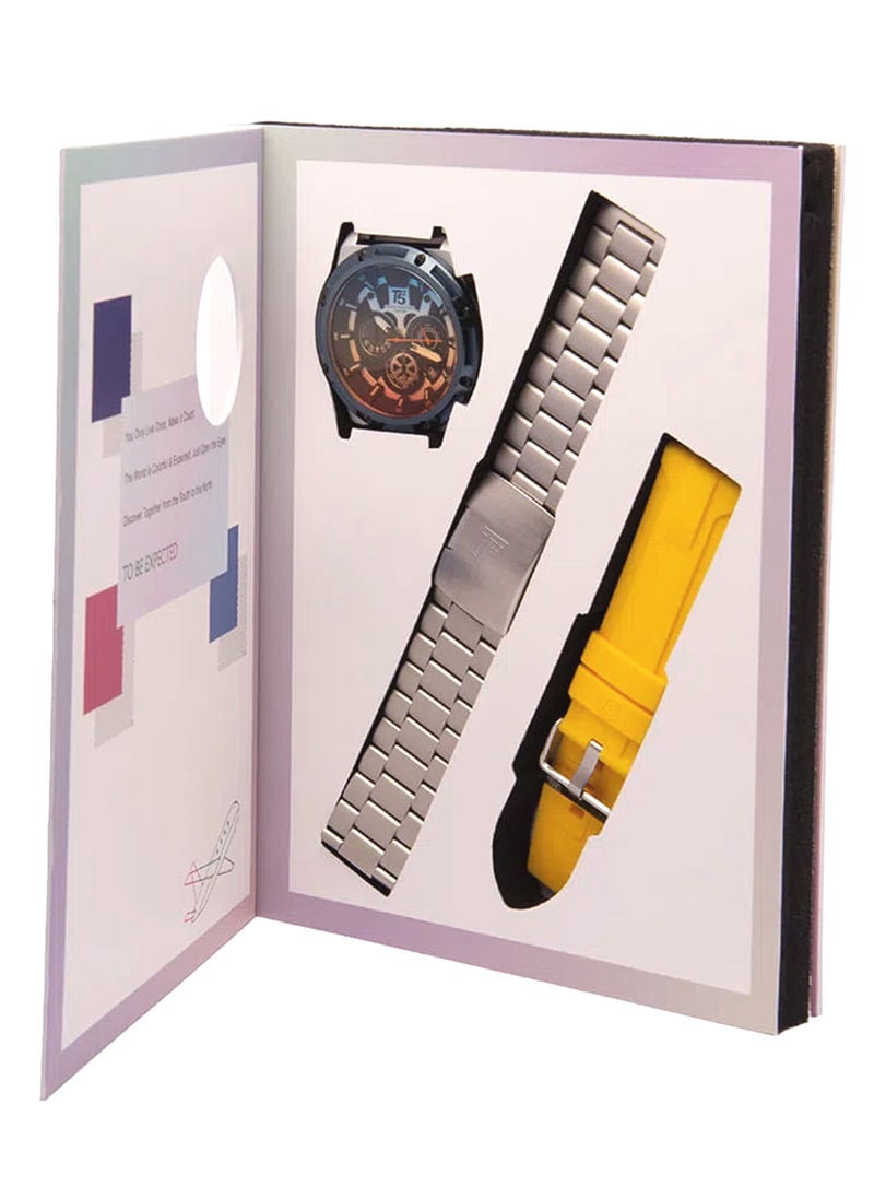 T5 Watches - T5 Set watch Quartz Men Silicone / stainless strap Watch - Image 1