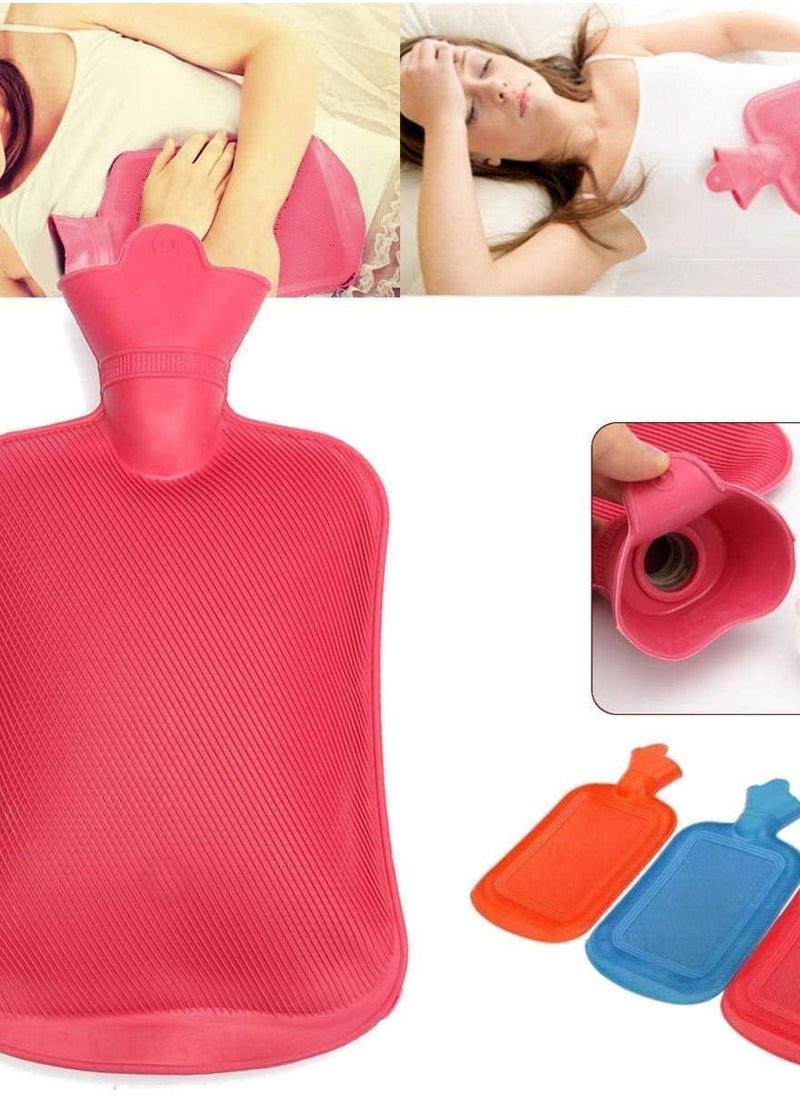 Lifenpure - Rubber Hot Water Bottle Bag With Thin Faux Fur Cover - Image 1