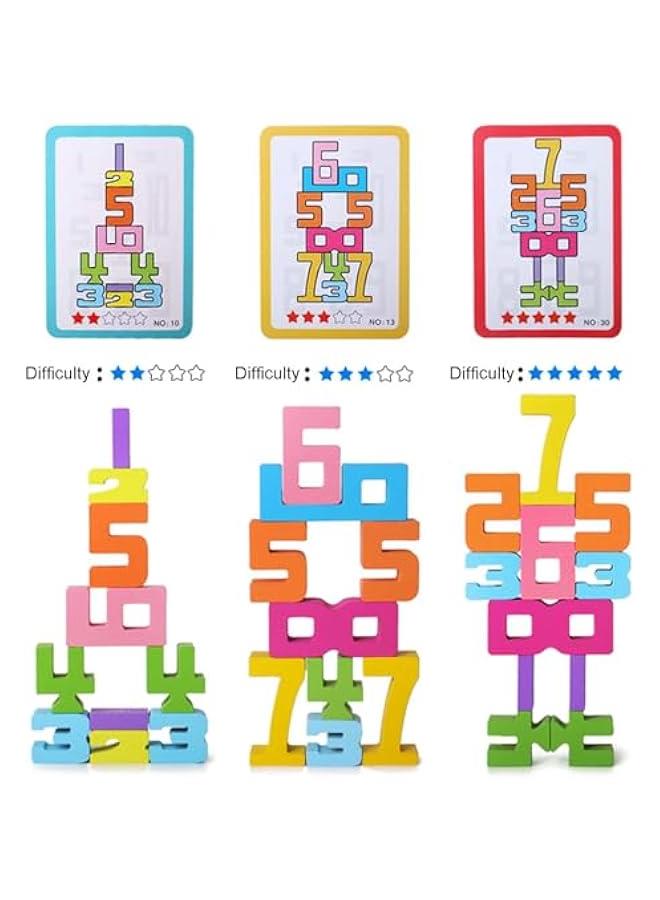 Wooden Number Building Blocks Montessori 10/20 PCS, 2025 New Digit Blocks, Strengthfully Wooden Number Blocks, Friends of 10 Blocks (10PCS (Digital Board)) - Image 4