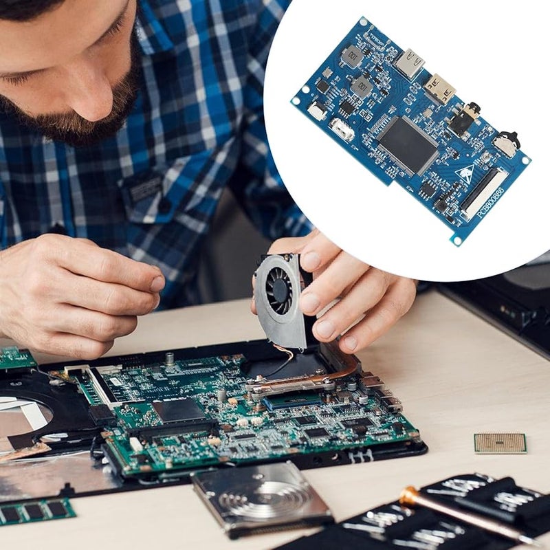 40 Pin LVDS LCD Controller Board USB 5V Input with 12 Languages and Onboard LED Driver - Image 3