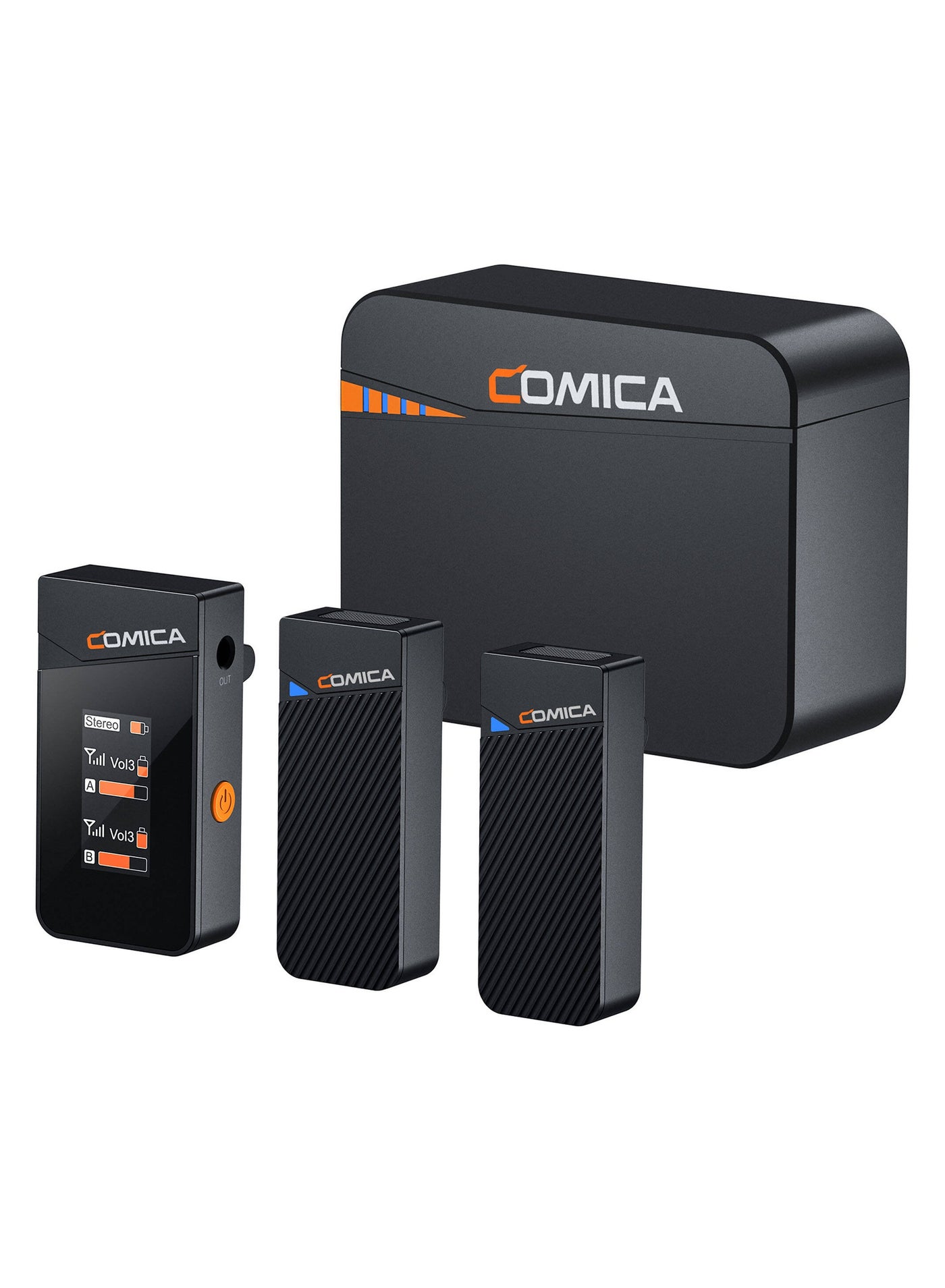 comica Comica Audio Vimo C3 2-person Wireless Microphone System 2.4GHz 656 FT Z36090BB59D4153DCFDBCZ