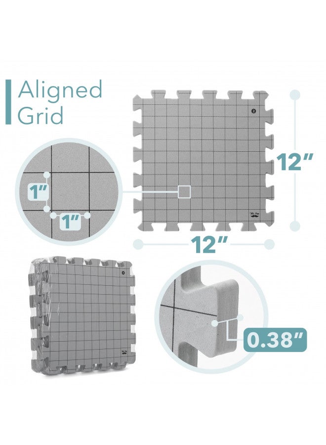 Mr. Pen Mr. Pen- Interlocking Blocking Mats, 12x12, 4 Pack, Blocking Mats for Knitting & Crochet Projects with 50 T-Pins, Knitting Blocking Mats and Pins, Crochet Blocking Board for Crocheting - Image 3