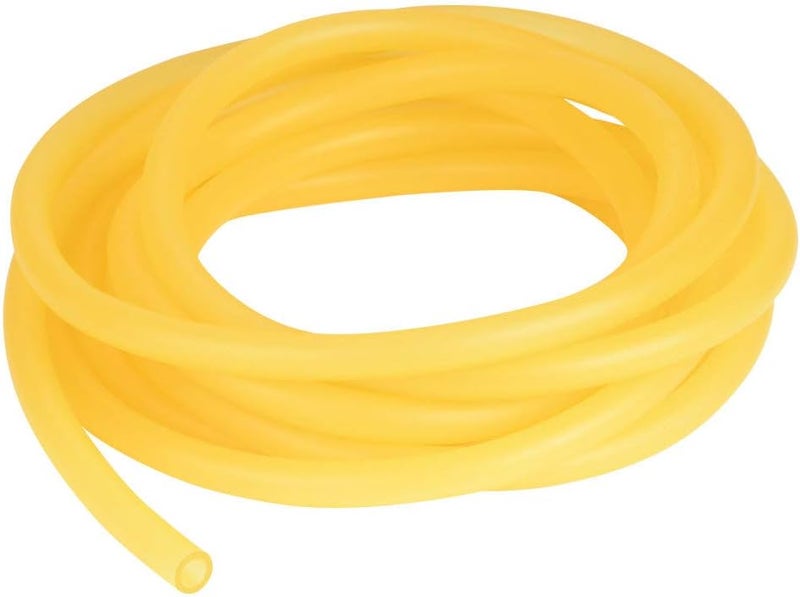 stonylab Rubber Tubing, Pure Latex Amber Tubing Natural Rubber Tube 7/16 inch (12 mm) OD 5/16 inch (8 mm) ID Highly Elastic and Strong, 5 Meter - Image 1