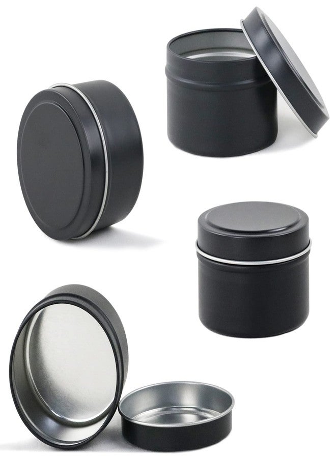 EricX Light Candle Tin 24 Piece, 4 oz, for Candle Making, Black - Image 2