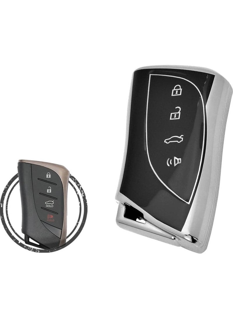 Service Zone TPU Key Shell Cover Case For Lexus ES350 GX460 UX250 Smart Key Remote 4 Buttons 