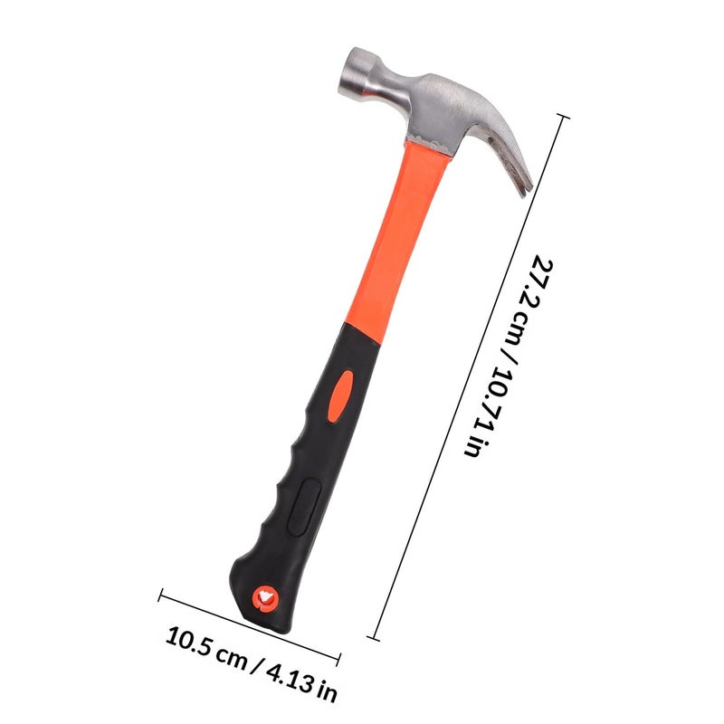 Lightweight Plastic Handle Claw Hammer 0 25kg Anti Slip For Home Woodworking - Image 3