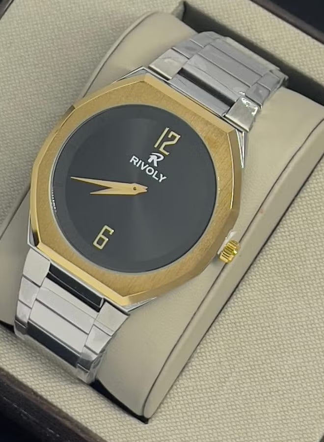 ريفولي ساعة يد رجالي عصري وكلاسيكي