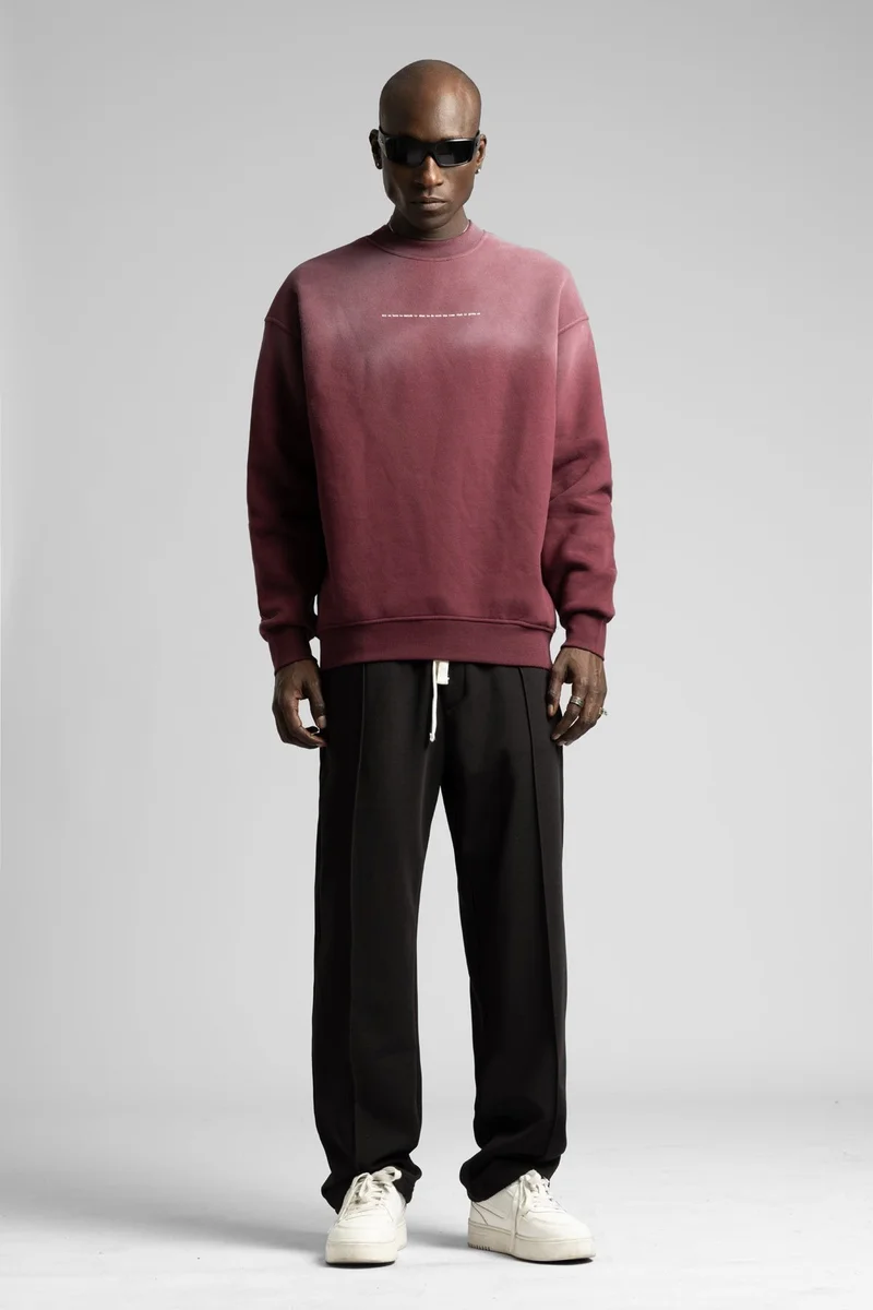 Catch Minimalist Text Detail Pistol Sweatshirt