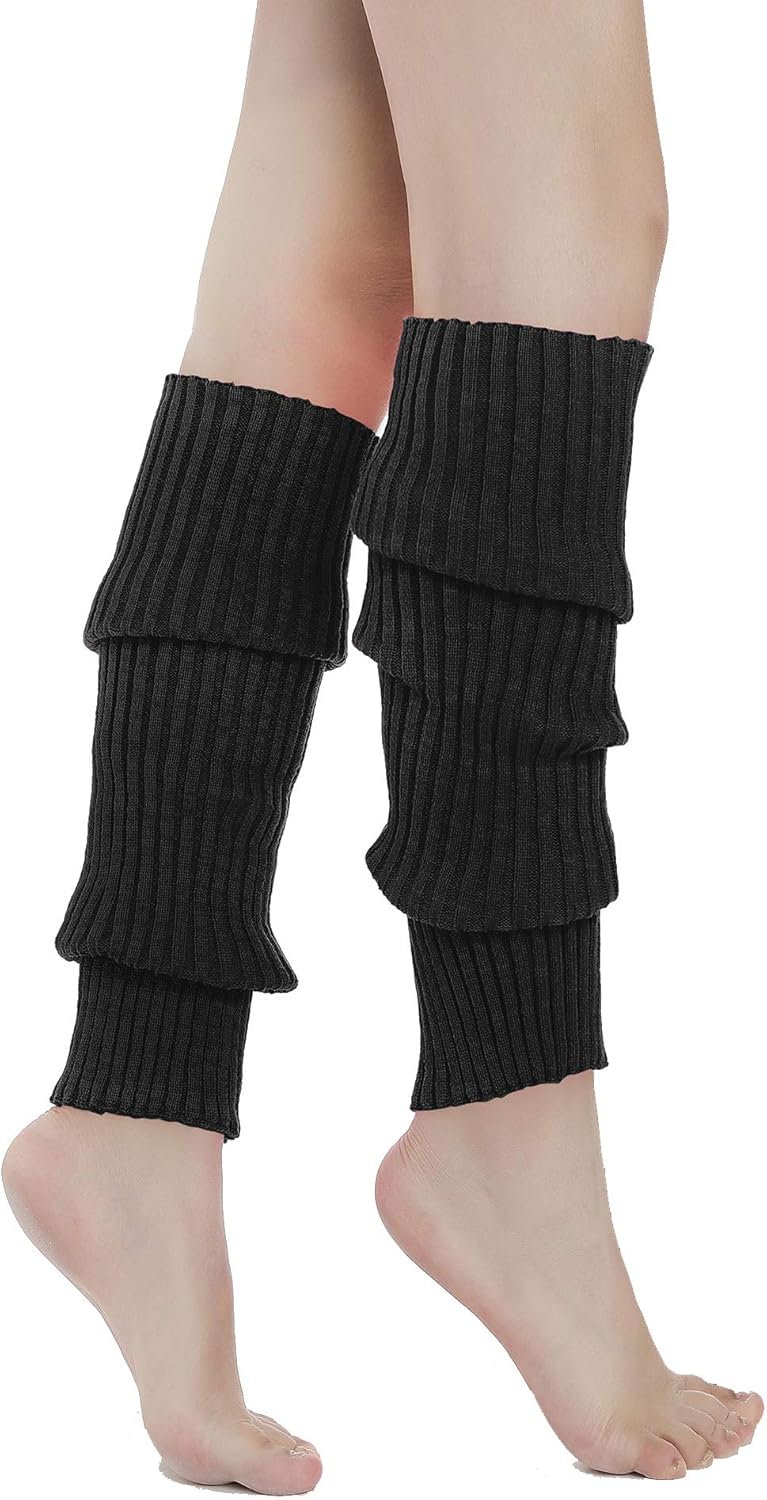 Sarfel Leg Warmers for Women 80s Ribbed Knit Leg Warmer Custume Womens Leg Warmers Sports Party Accessories - Image 1