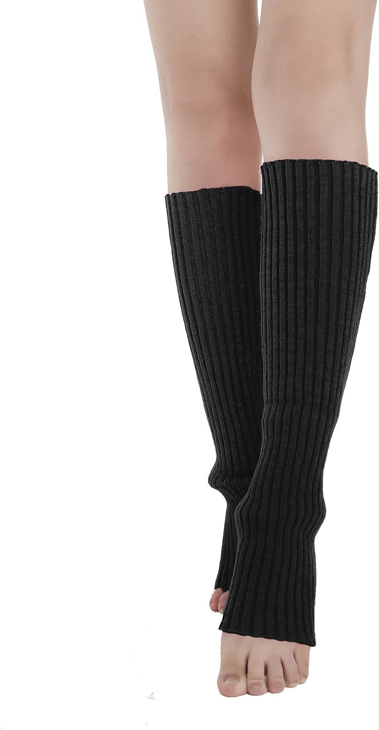 Sarfel Leg Warmers for Women 80s Ribbed Knit Leg Warmer Custume Womens Leg Warmers Sports Party Accessories - Image 3