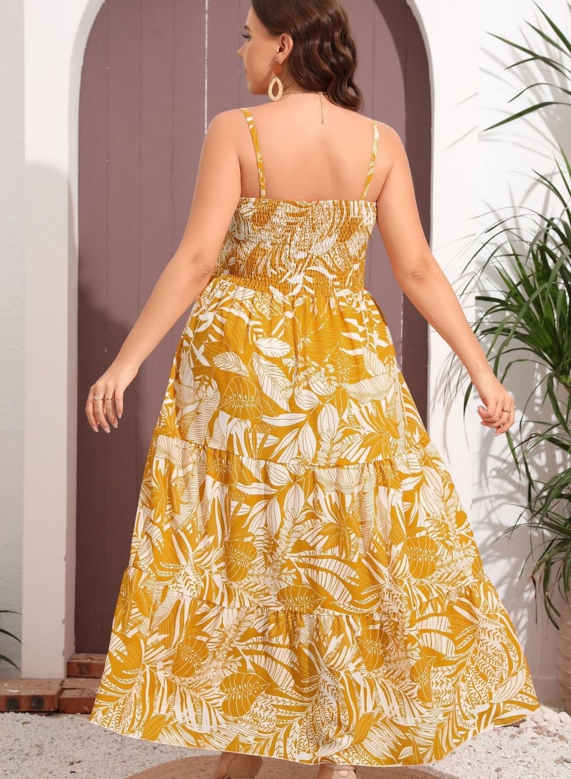 NIBEMINENT Floral Print Maxi Dress Multicolour  - Image 5