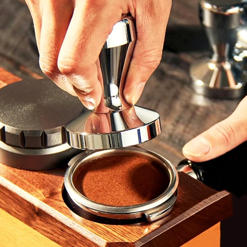 Generic 51mm Stainless Steel Espresso Coffee Tamper, Manual Ground Coffee Press Tool for Portafilter Filter Basket, Professional Barista Coffee Accessories for Home, Café and Commercial Use - Image 2