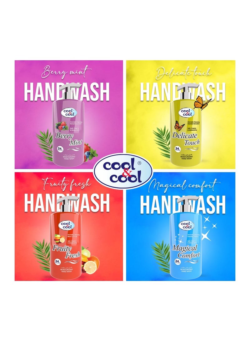 Cool & Cool Hand Wash Fruity Fresh 1 Litre - Image 4