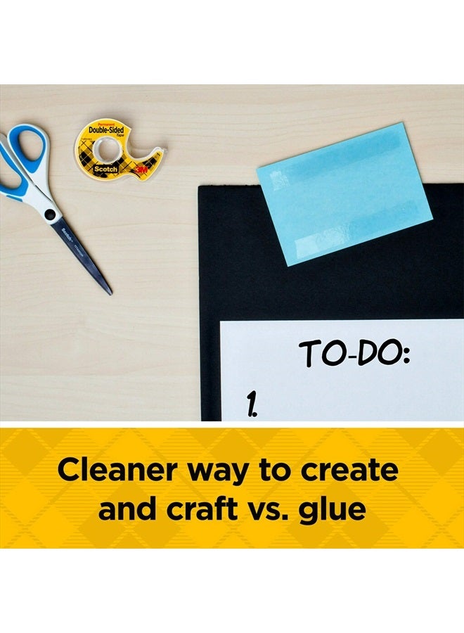 Scotch  Double Sided Tape, 3/4 in x 400 in, 1 Dispenser/Pack (667) - Image 5