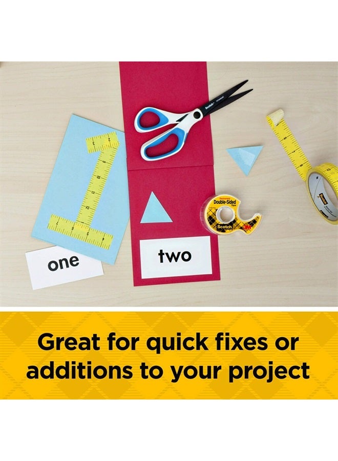 Scotch  Double Sided Tape, 3/4 in x 400 in, 1 Dispenser/Pack (667) - Image 4