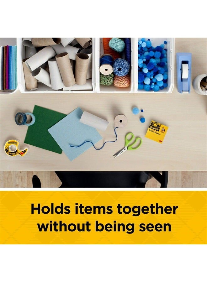 Scotch  Double Sided Tape, 3/4 in x 400 in, 1 Dispenser/Pack (667) - Image 3