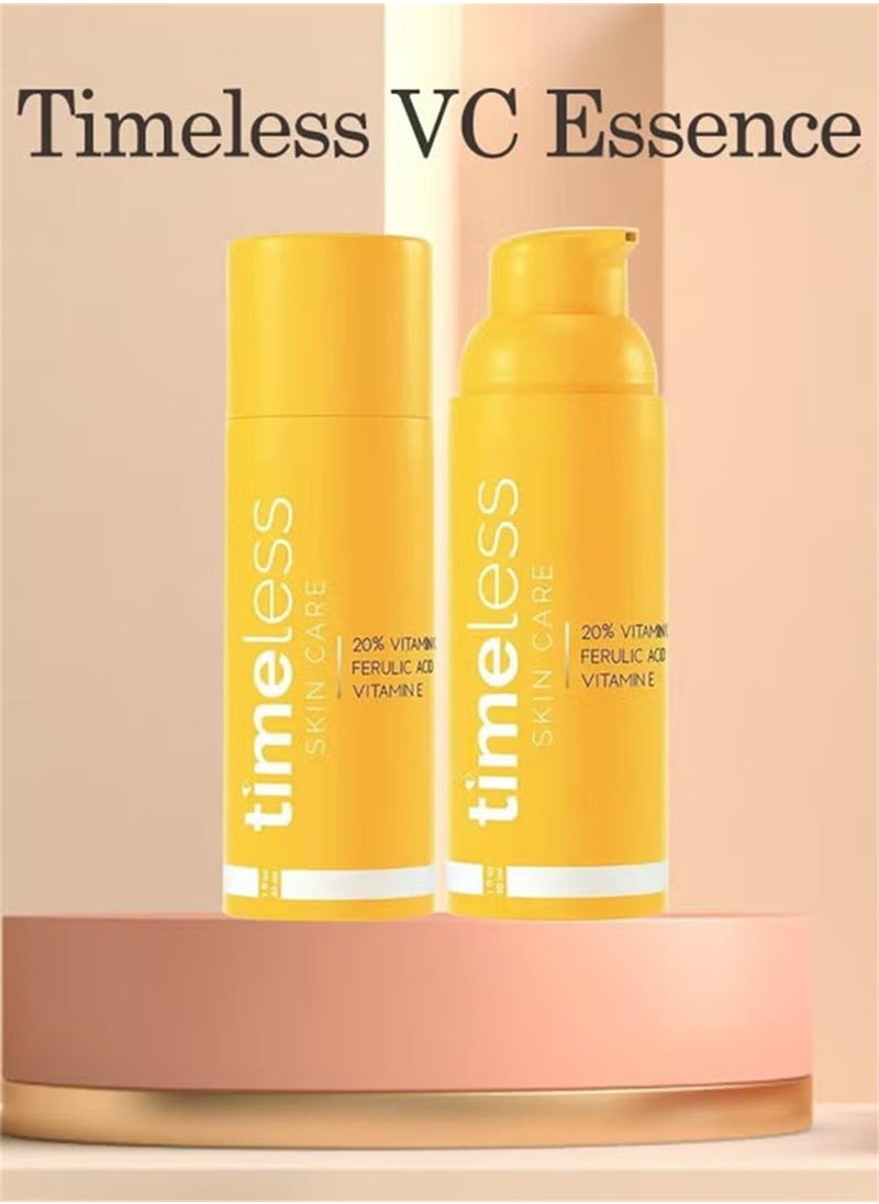 Timeless - Skin Care 20% Vitamin C + E Ferulic Acid Serum - 30ML - Lightweight, Non-Greasy Formula - Use Daily to Brighten, Restore & Correct Skin - Recommended for All Skin Types - Image 1