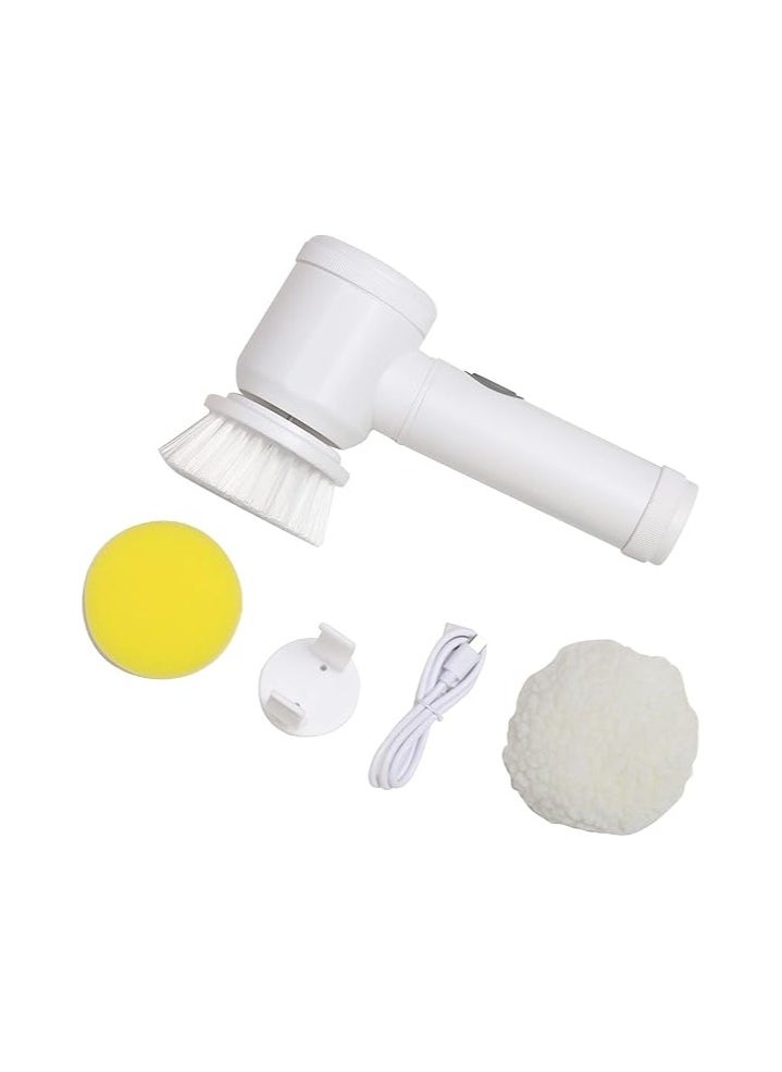 Electric Spin Scrubber Scrub Brush Shower Scrubber (3heads), Handheld Scrubber 360 Degree Rotatable Cleaning Brush Power Scrubber Brush for Tub, Tile, Floor, Sink, Window, Kitchen(USB Rechargeable - pzsku/Z36099F097882D2A0403FZ/45/_/1730298081/851264bf-6982-4970-8b67-472ff138da96