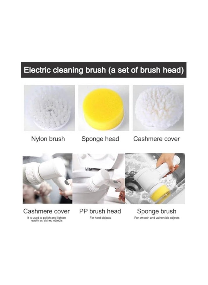 Electric Spin Scrubber Scrub Brush Shower Scrubber (3heads), Handheld Scrubber 360 Degree Rotatable Cleaning Brush Power Scrubber Brush for Tub, Tile, Floor, Sink, Window, Kitchen(USB Rechargeable - pzsku/Z36099F097882D2A0403FZ/45/_/1730298145/1e72a225-2f96-4a9f-9d86-5aaba708a385