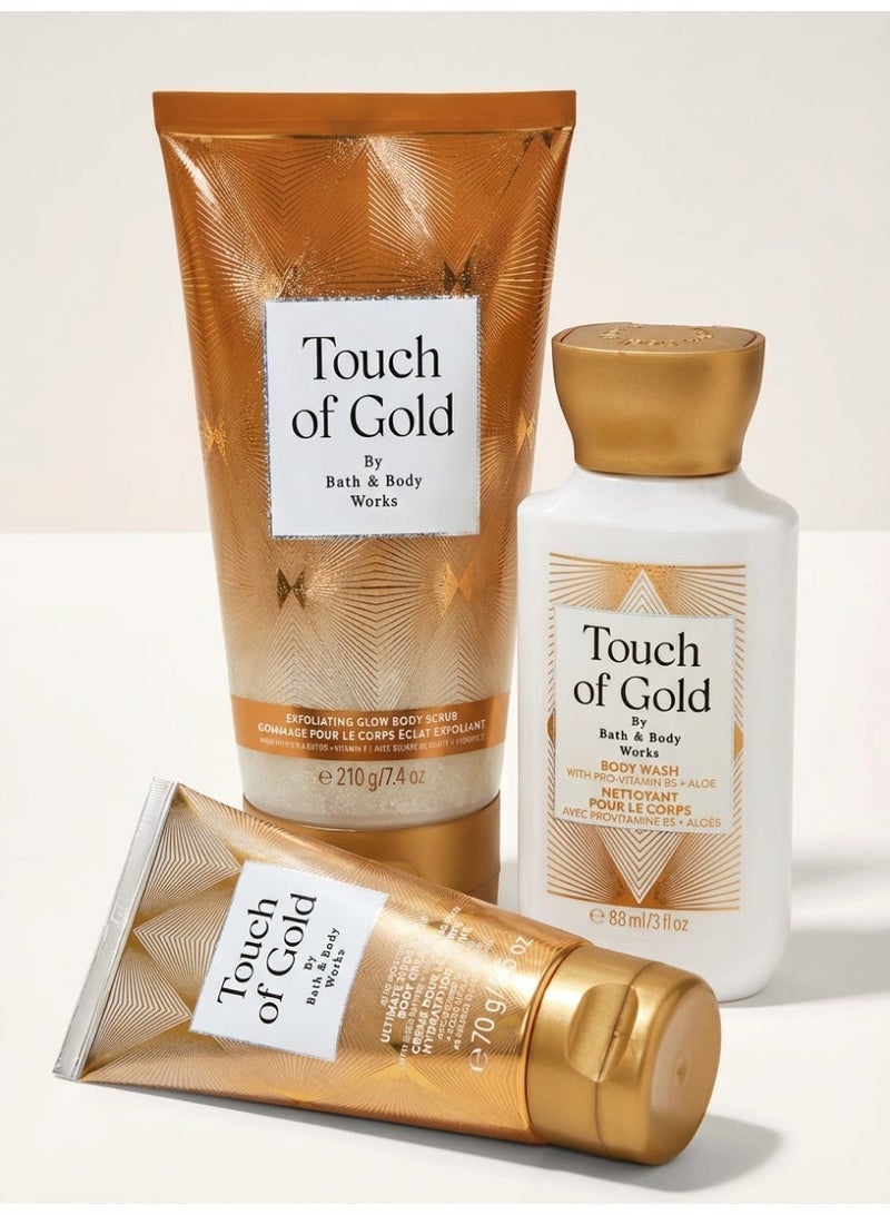 Bath & Body Works Touch of Gold Glow Trio - Image 1