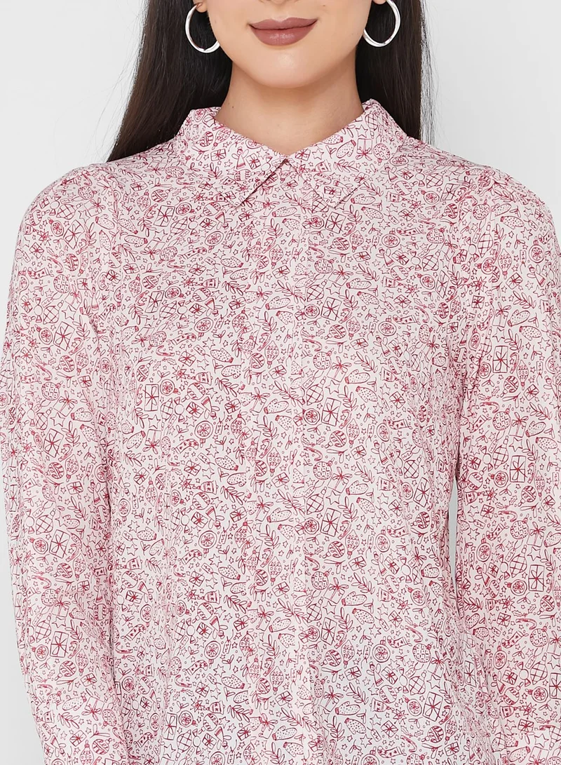 ELLA Ditsy Print Top