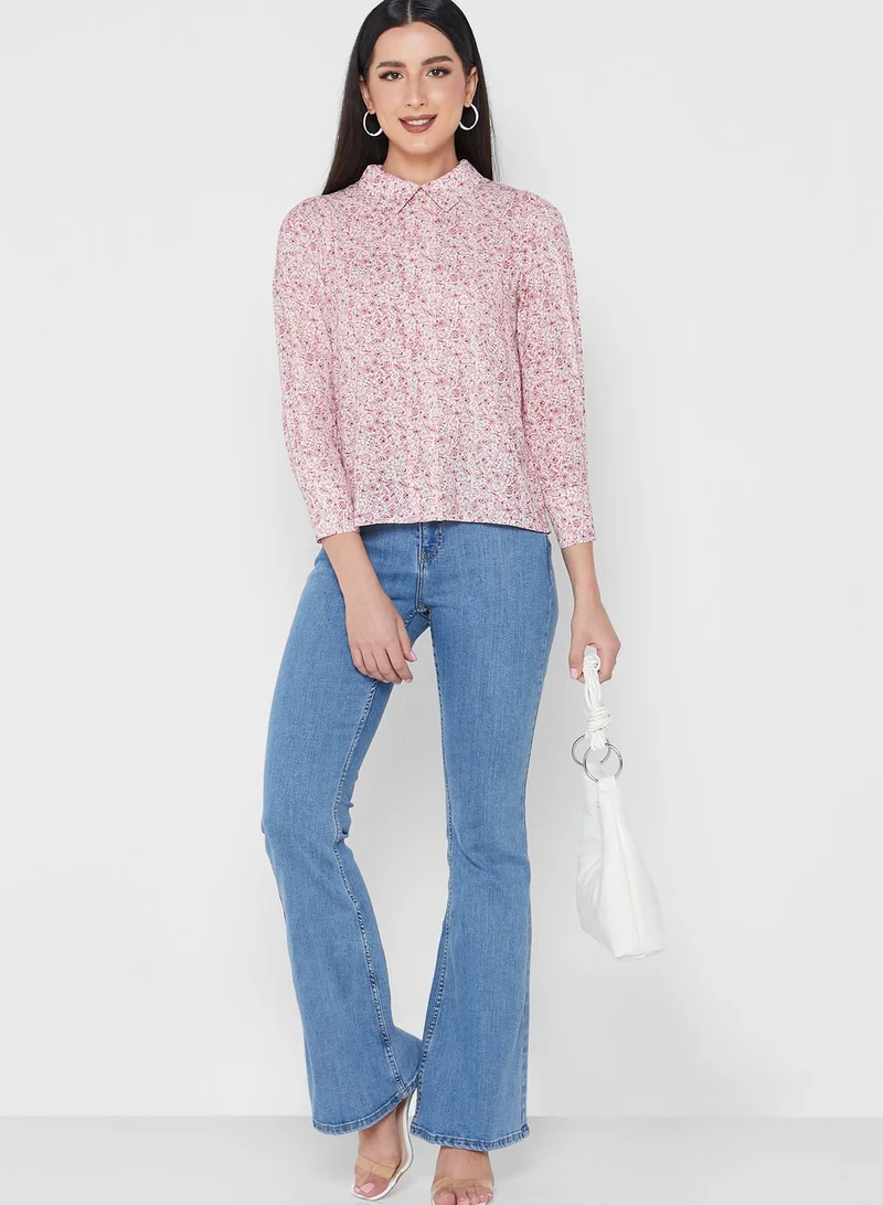 ELLA Ditsy Print Top