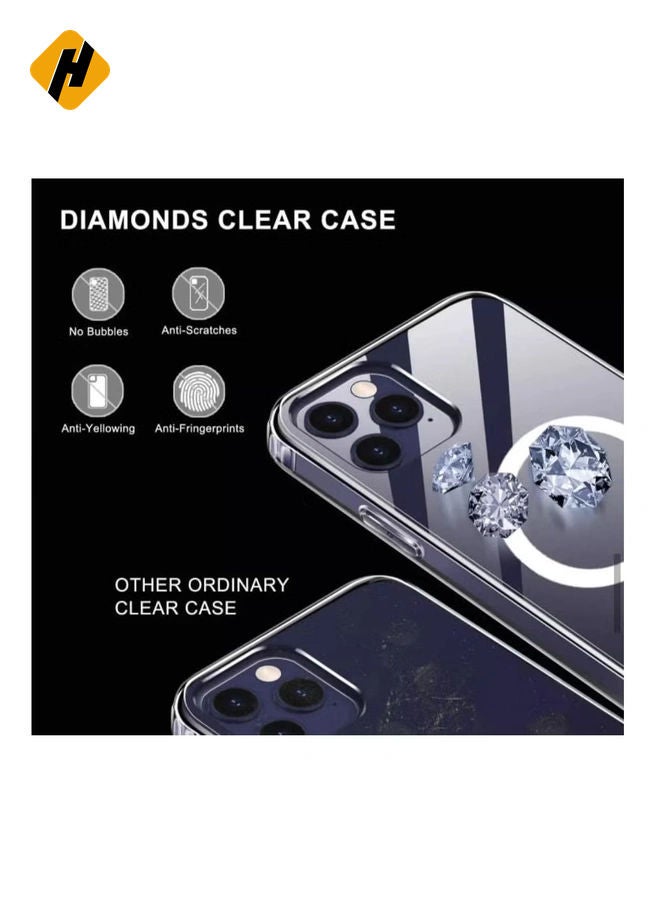 HuHa Iphone 14 Pro Case with Magnetic Ring Compatible with Mag-Safe Accessories, Slim Fit, Anti-Yellowing Shockproof Protective Case for Iphone 14 pro  - Image 5