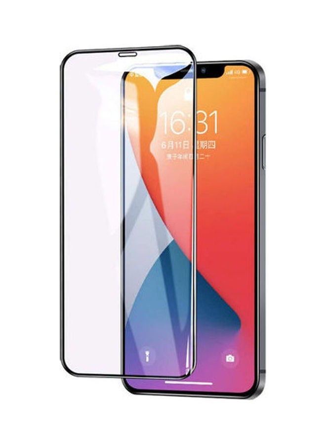 BORTONY Tempered Glass Screen Protector for Apple iPhone 12 Clear - Image 1