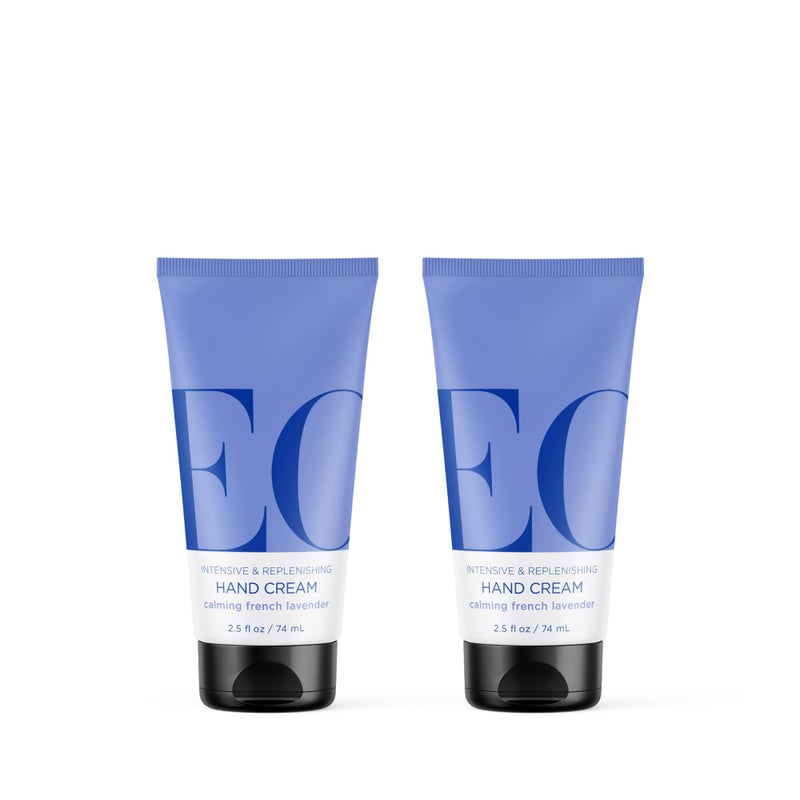 EO Hand Cream, 2.5 Ounce (Pack of 2), French Lavender, Organic Plant-Based, Moisturizer for Dry Skin - Image 1