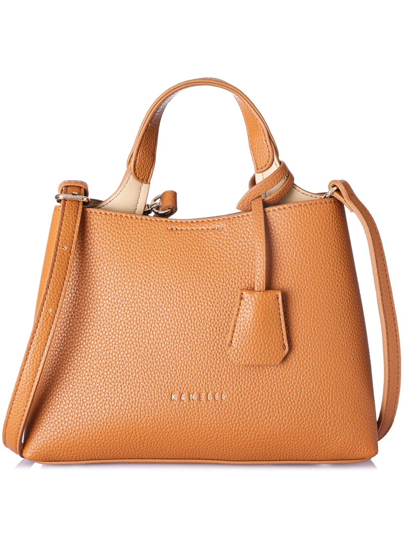 KANELLI Women's handbag from Kanelli, elegant design New Collection AAY2302202-Brown