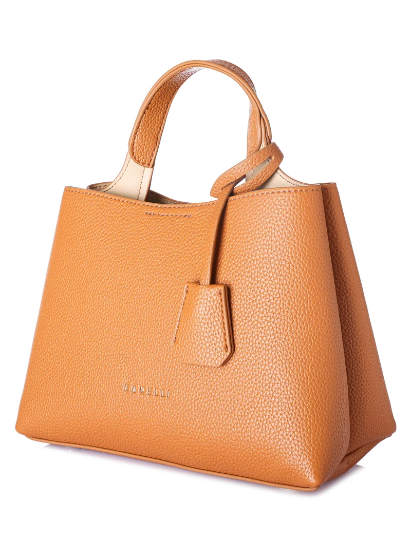 KANELLI Women's handbag from Kanelli, elegant design New Collection AAY2302202-Brown
