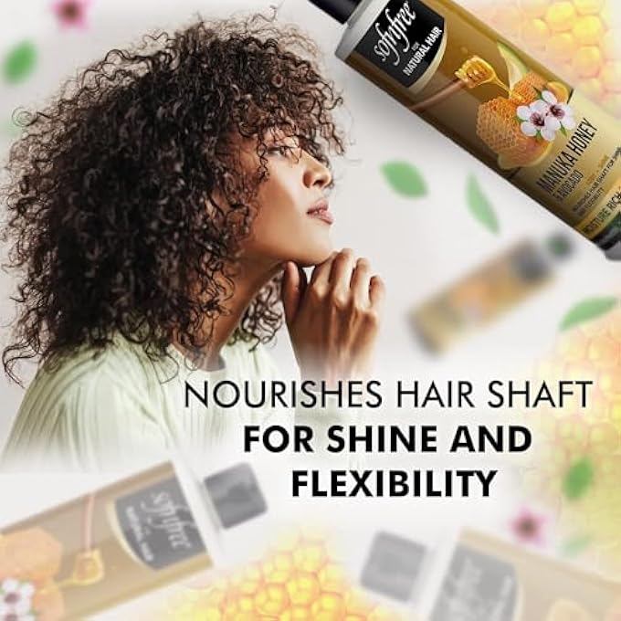 SOFNFREE بلسم سوفتن فري الغني بالرطوبة مع عسل المانوكا وزبدة الأفوكادو الطبيعية ومرطب الشعر للشعر المجعد والمجعد - 11.83 أونصة سائلة (عبوة من 1) - Image 2