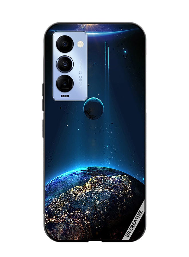 VR CREATIVE Protective Case Cover For Tecno Camon 18/18 P Galaxy Design Multicolour - Image 1