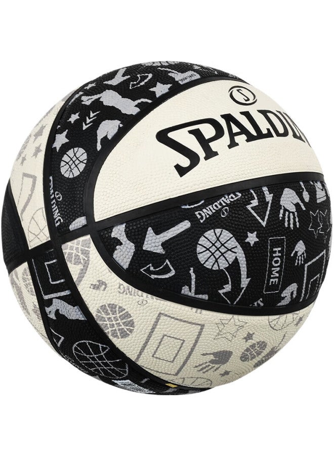 Spalding Basketball, Size 5, Youth And Children'S Graffiti, Indoor And Outdoor Use, Non-Slip, Wear-Resistant, No. 5 Ball, Basketball, 84-611Y5 - Image 3