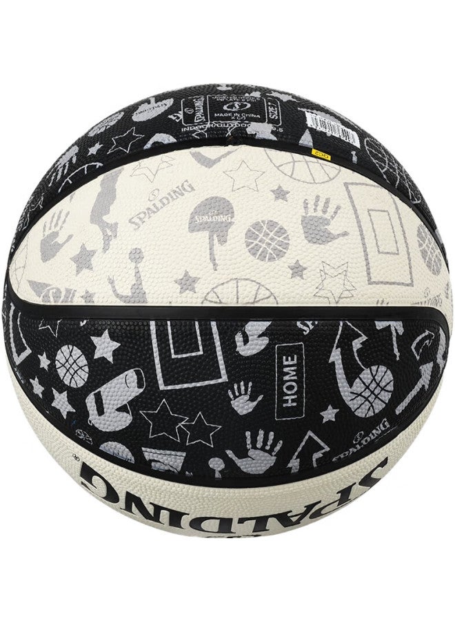 Spalding Basketball, Size 5, Youth And Children'S Graffiti, Indoor And Outdoor Use, Non-Slip, Wear-Resistant, No. 5 Ball, Basketball, 84-611Y5 - Image 2