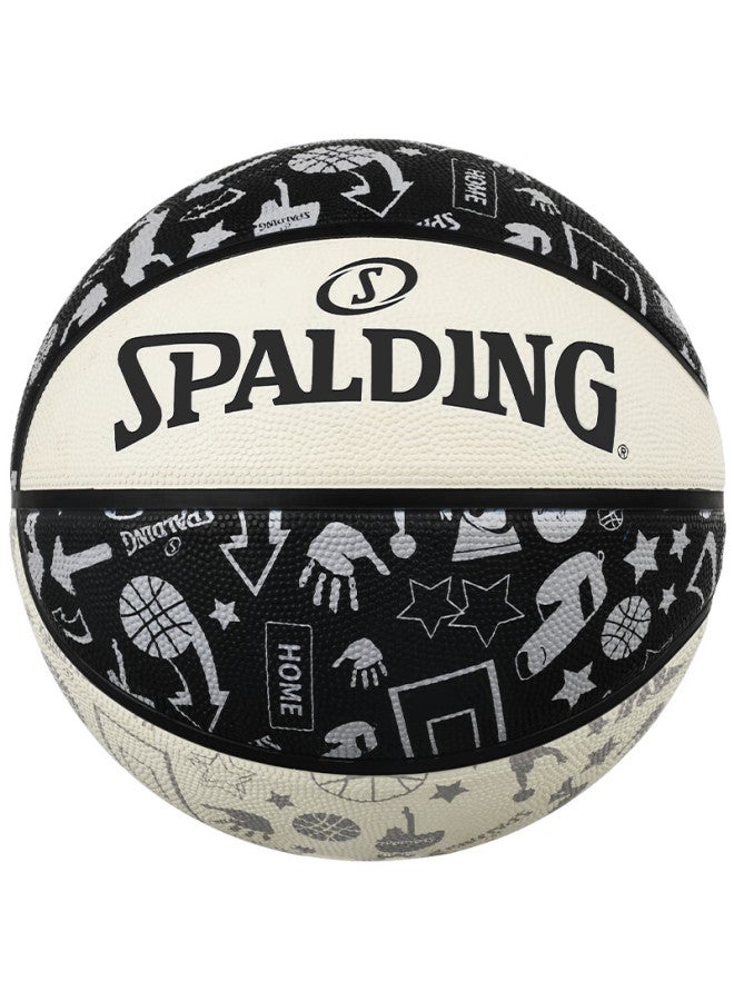 Spalding Basketball, Size 5, Youth And Children's Graffiti, Indoor And Outdoor Use, Non-slip, Wear-resistant, No. 5 Ball, Basketball, 84-611y5 - Image 4