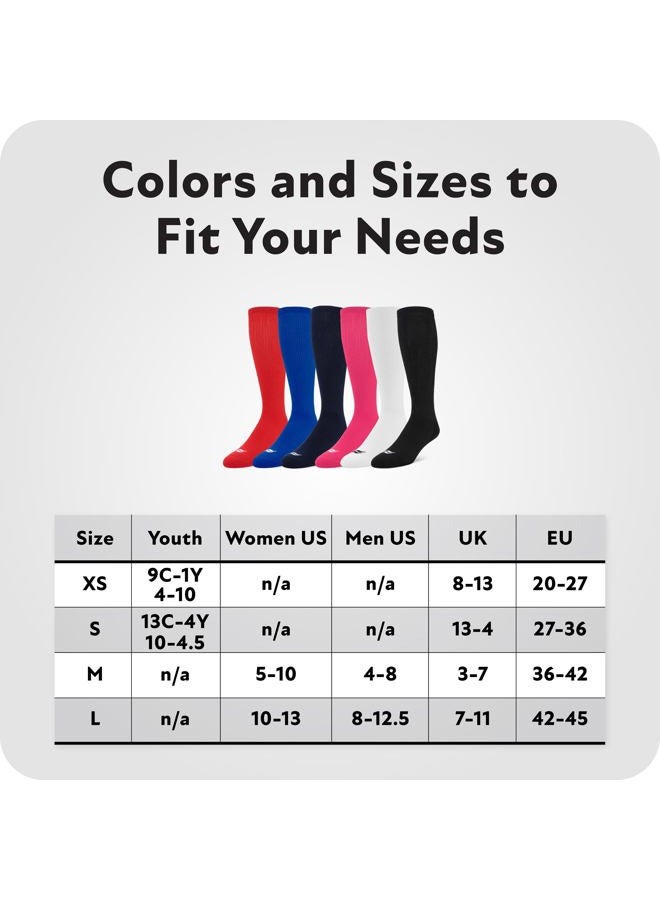 Sof Sole Football Over-The-Calf Team Athletic Performance Socks (2 Pair) - Image 4