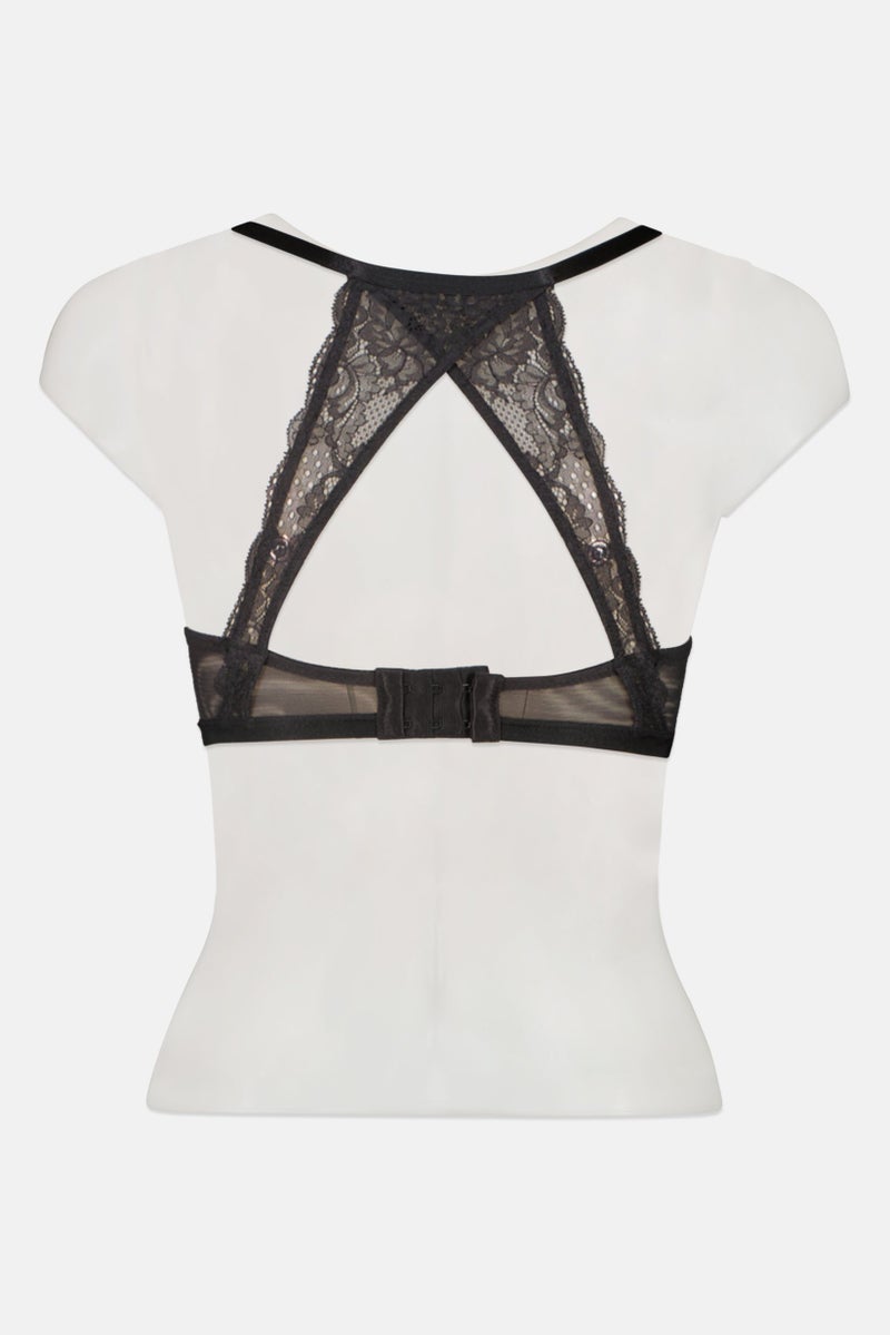 TRIUMPH حمالة صدر مبطنة بسيطة للنساء، سوداء - Image 2