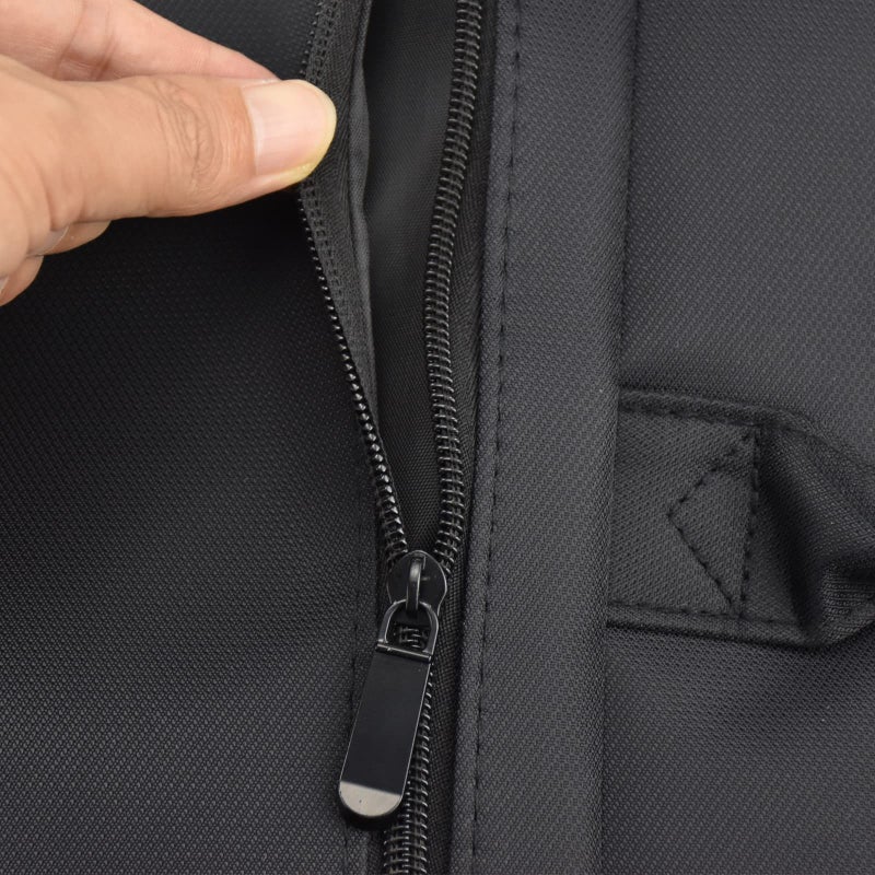 enyuwlcm Waterproof Oxford Handle Document Bag Briefcase for Men File Tote Bag for Carrying Paper Files Black (Black) - Image 5