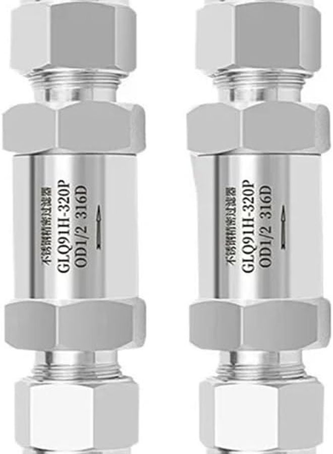 316 صمام فلتر ضغط من الفولاذ المقاوم للصدأ 3 32 ملم 1 8 1 بوصة مقاس 316 لون 16 - Image 2