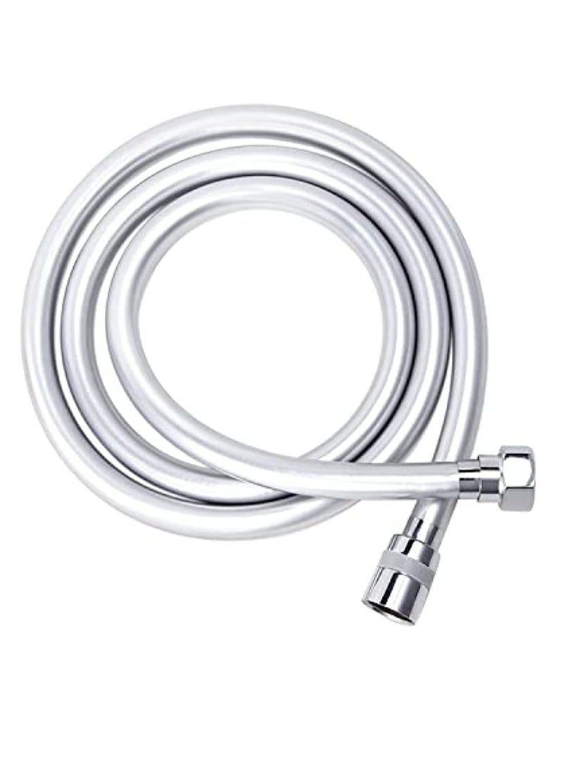 خرطوم دش بطول 1.5 متر مع حماية مزدوجة من الالتواء وحماية ضد التشابك، خرطوم مرن عالمي لرأس الدش بوصلات نحاسية، وصلة G1/2 بوصة - Image 1