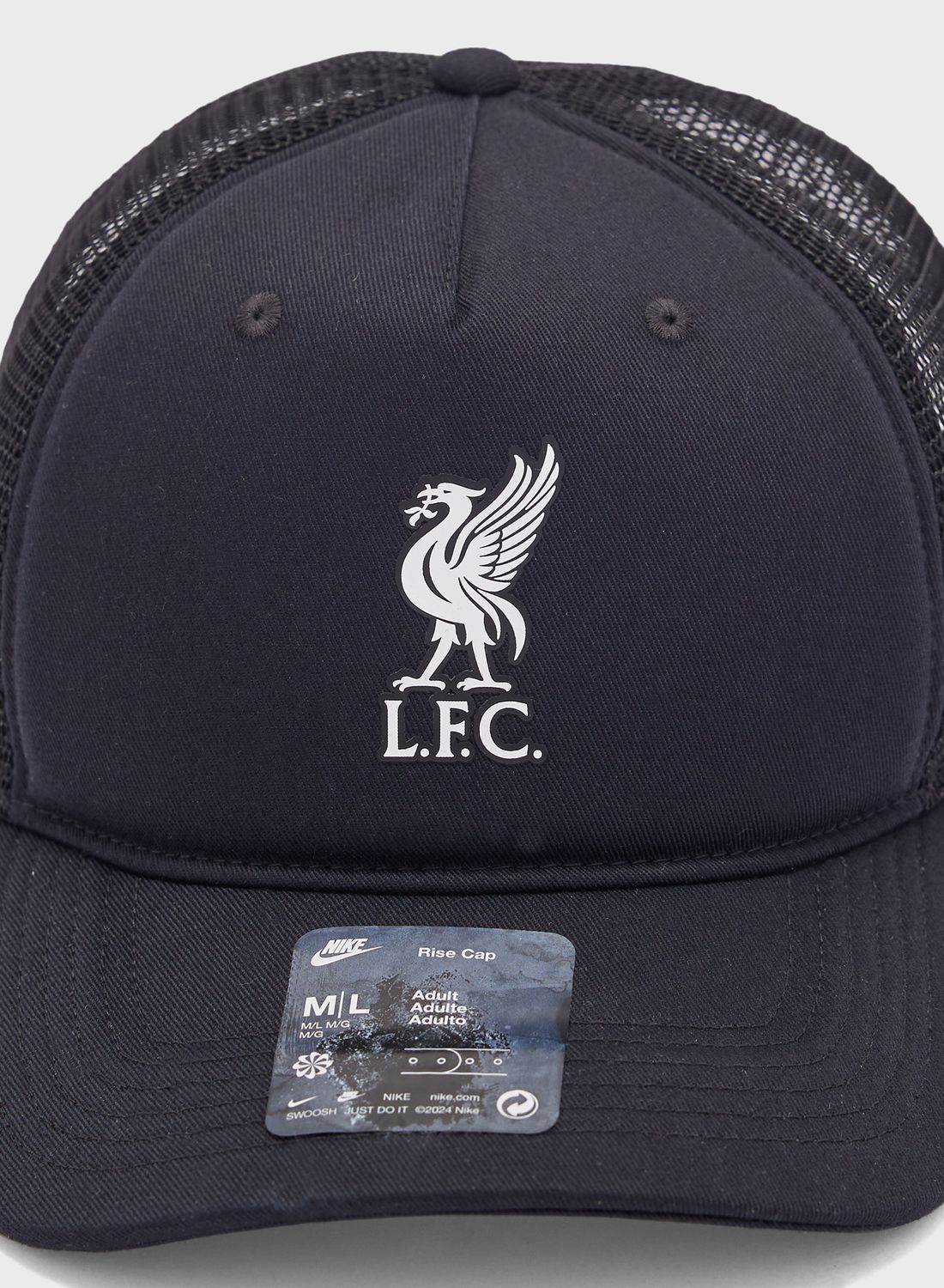 lfc nike adults grey trucker cap