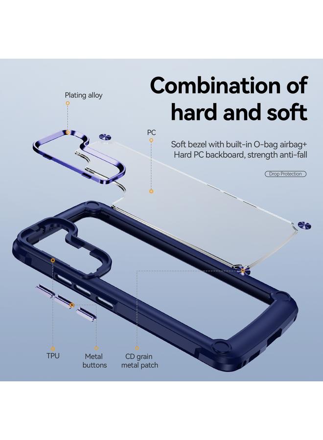 اس-توب جراب لهاتف Samsung Galaxy S21+ 5G مصنوع من مادة TPU + PC لحماية العدسات - Image 3